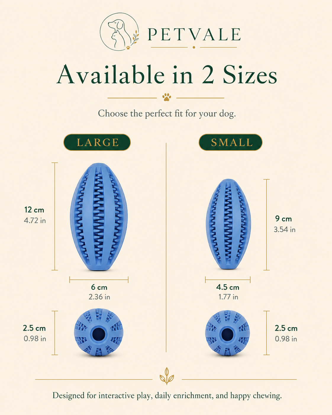 PETVALE™ Dental Treat Puzzle Ball