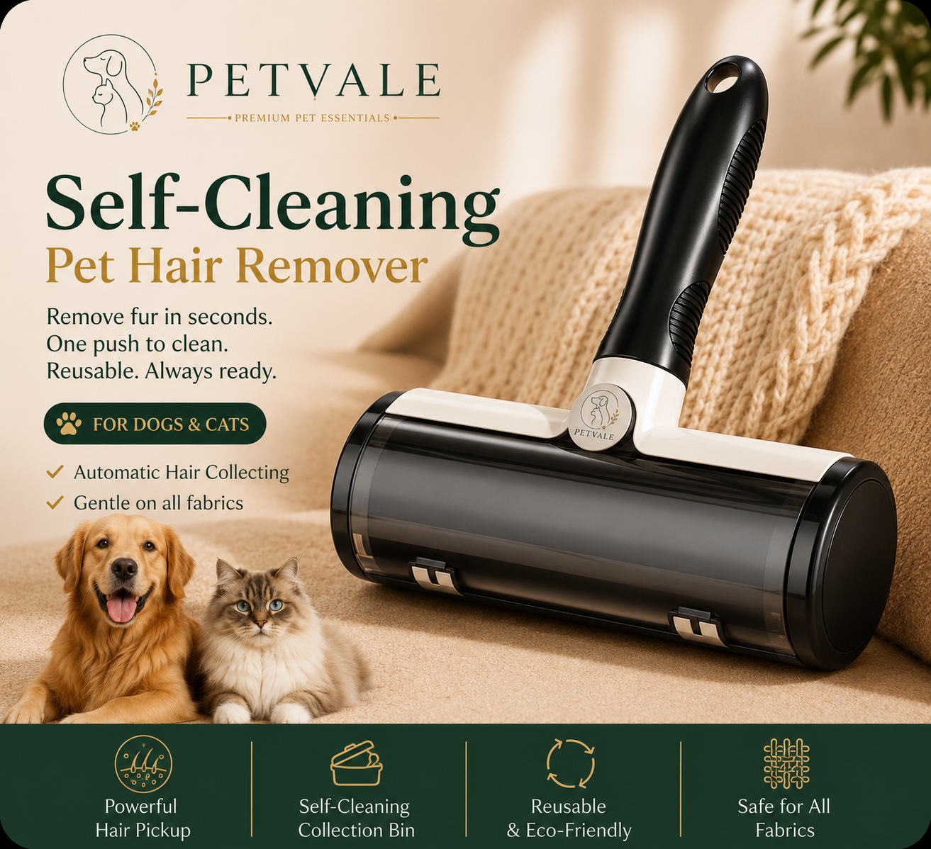 PETVALE™ Self-Cleaning Fur Remover