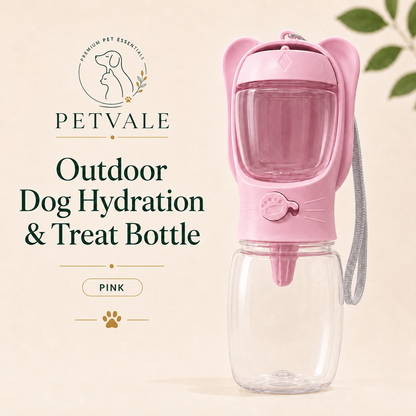 PETVALE™ Outdoor Dog Hydration & Treat Bottle