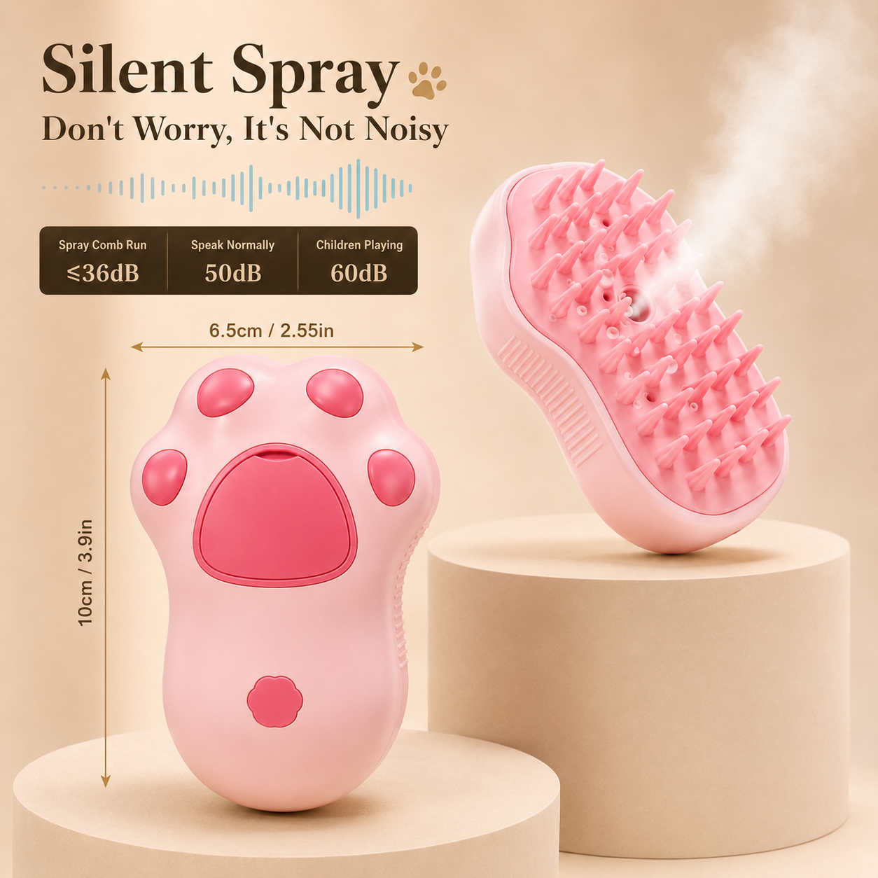 PETVALE™ 3-in-1 Steam Grooming Brush